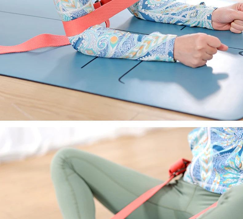 Premium Bomull Yogabelte med D-Ring