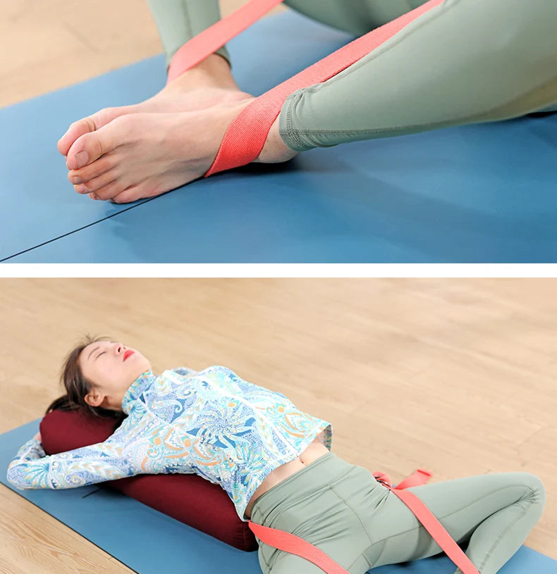 Premium Bomull Yogabelte med D-Ring