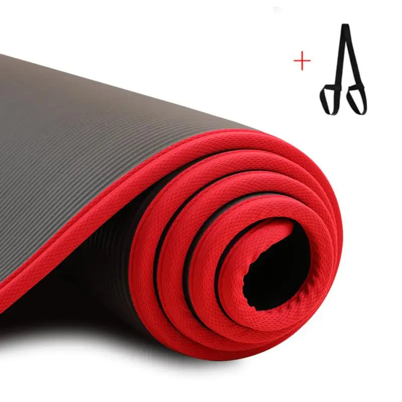 Komfortabel 10mm Yogamatte med Bærebenk