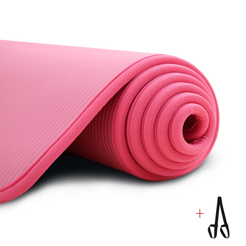 Komfortabel 10mm Yogamatte med Bærebenk