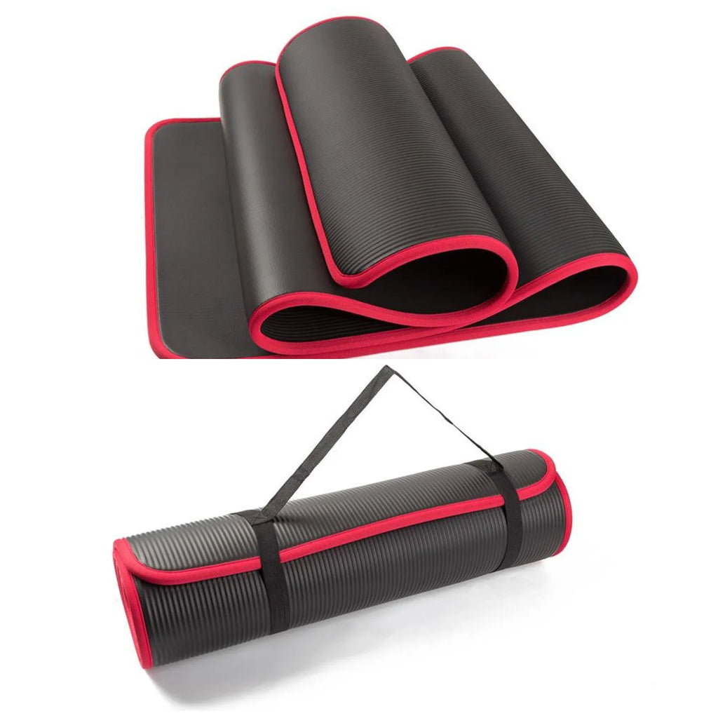 Komfortabel 10mm Yogamatte med Bærebenk