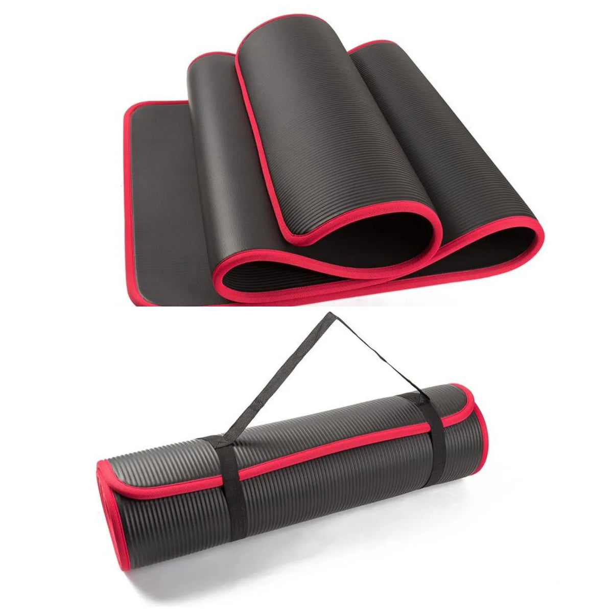 Komfortabel 10mm Yogamatte med Bærebenk
