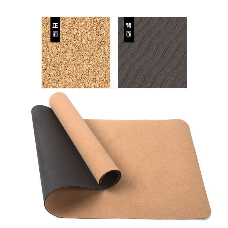 Ekstra Tykk Kork & TPE Yogamatte (6mm)