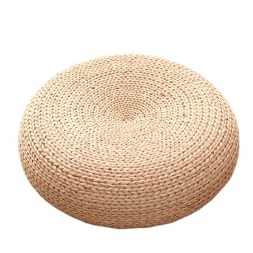 Ekte Vevd Strå Meditasjonspute / Futon