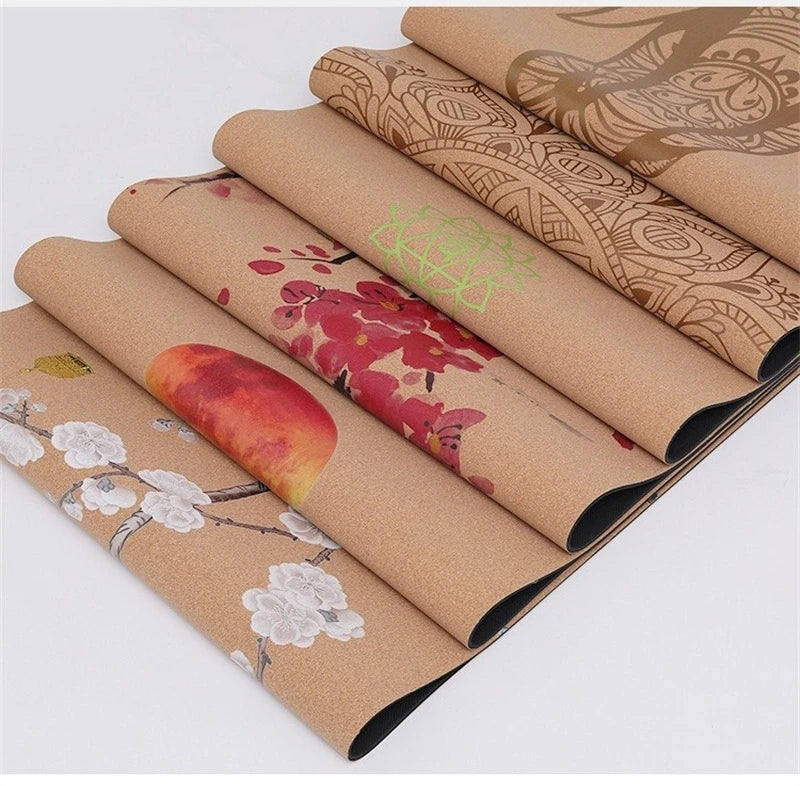 Naturgummi & Kork Yogamatte (5mm)