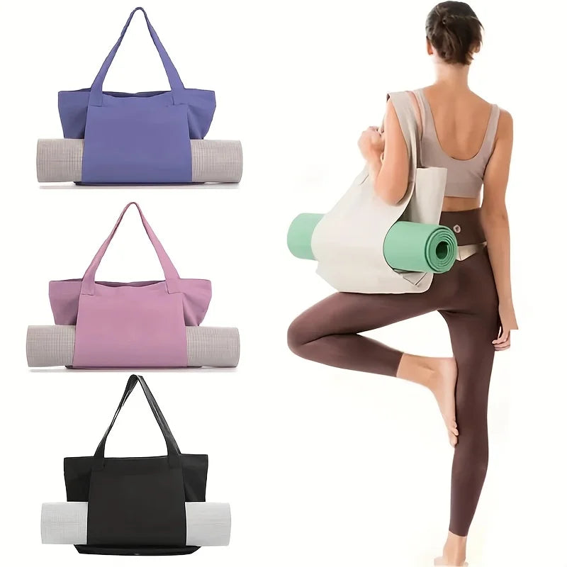 Klassisk Kanvas Yogabag / Nettingveske