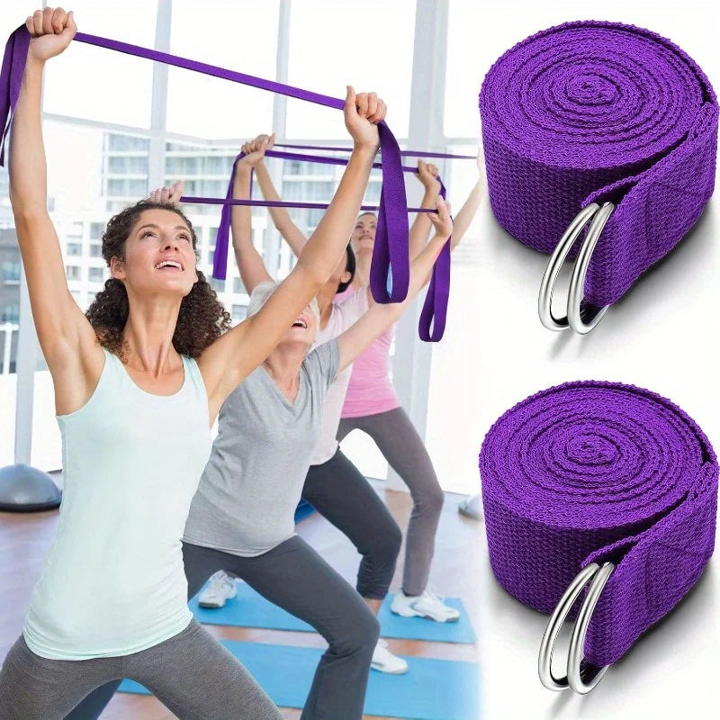 Klassisk Bomull Yogabelte 183 cm