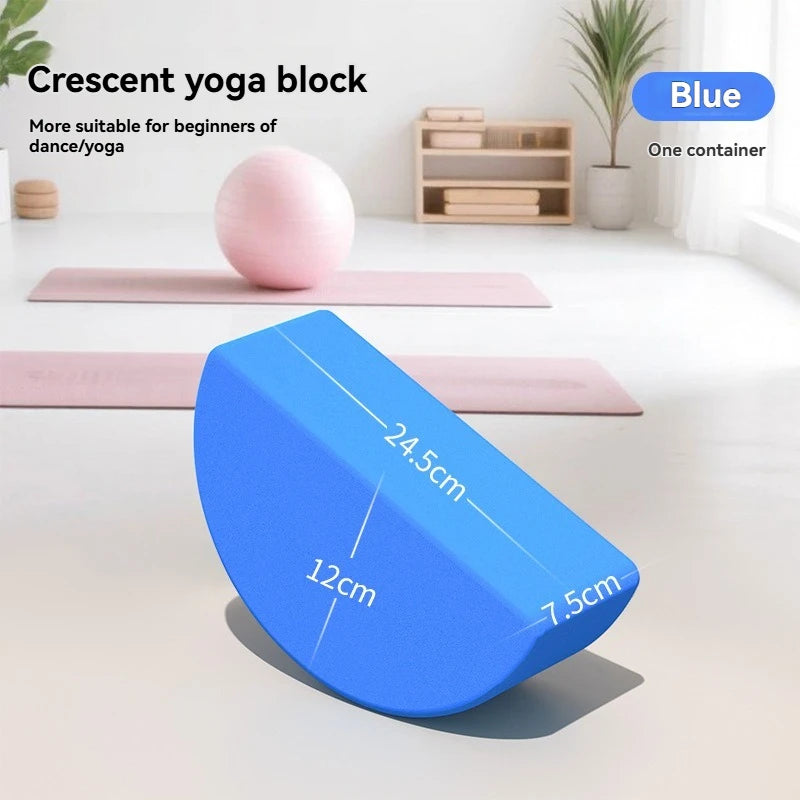 Halvrund Yogablokk / Halvmåne Balanseblokk