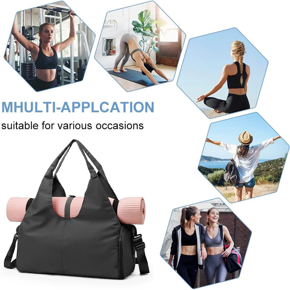 Allsidig Trening- og Yogabag med Skorom