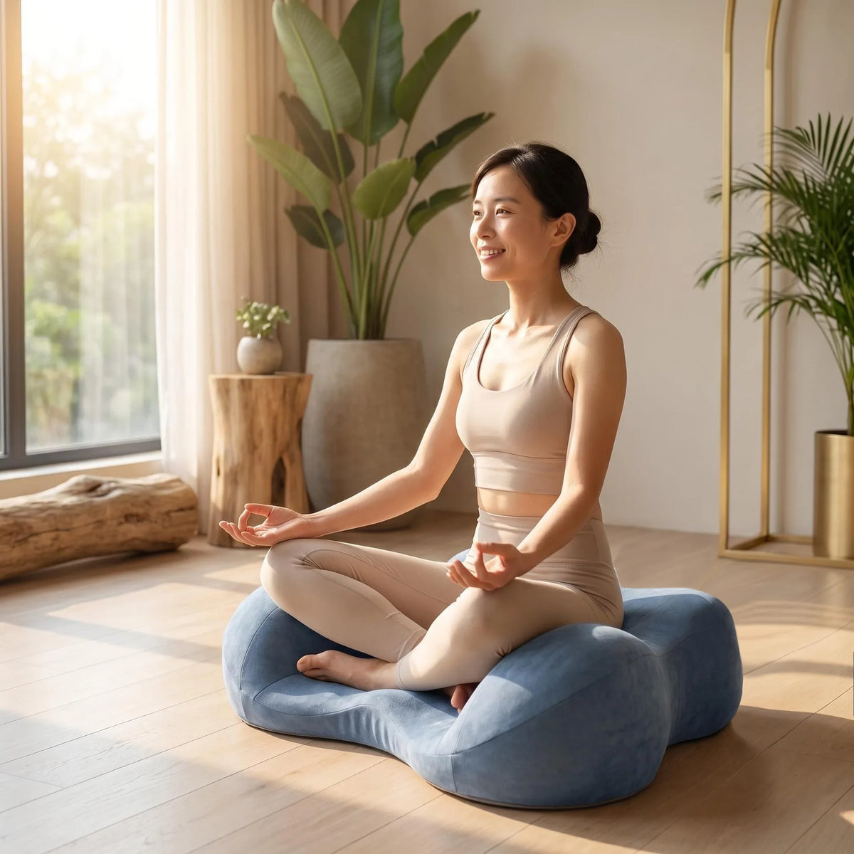 Ergonomisk Memory Foam Zafu Meditasjonspute