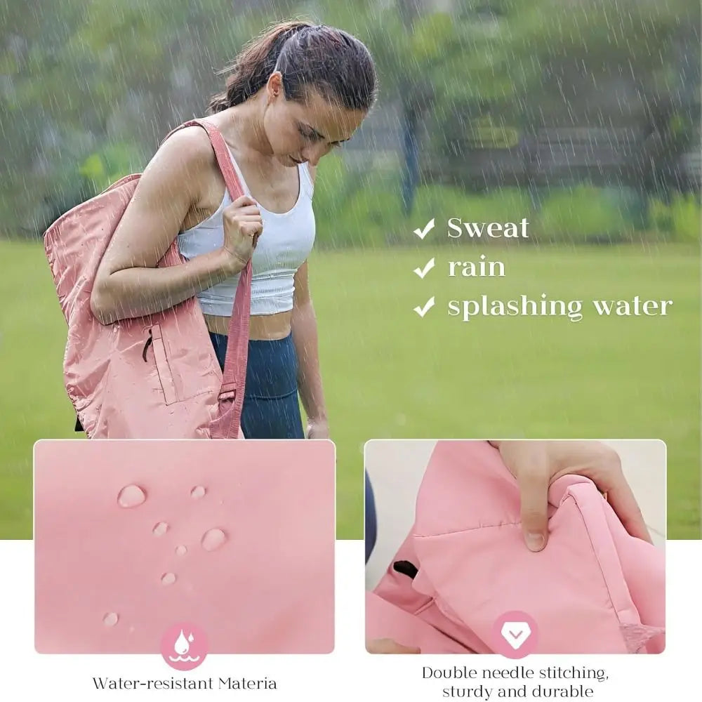 Slitesterk Yogamattebag med Nettinglomme