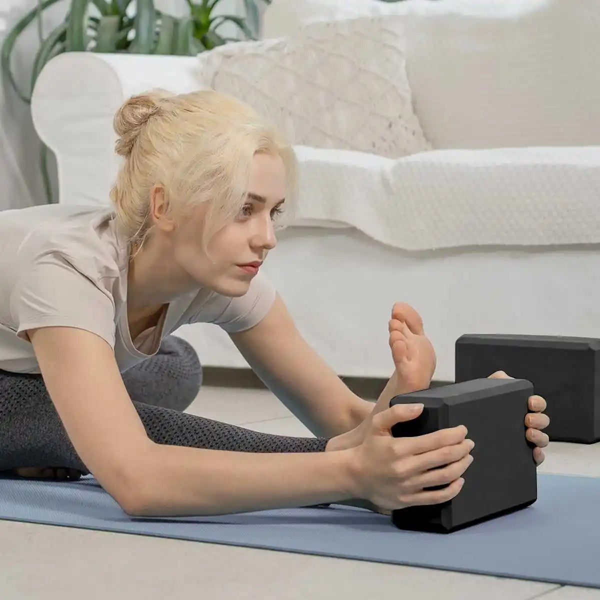 Premium Yogablokk i Høy-Tetthet Skum