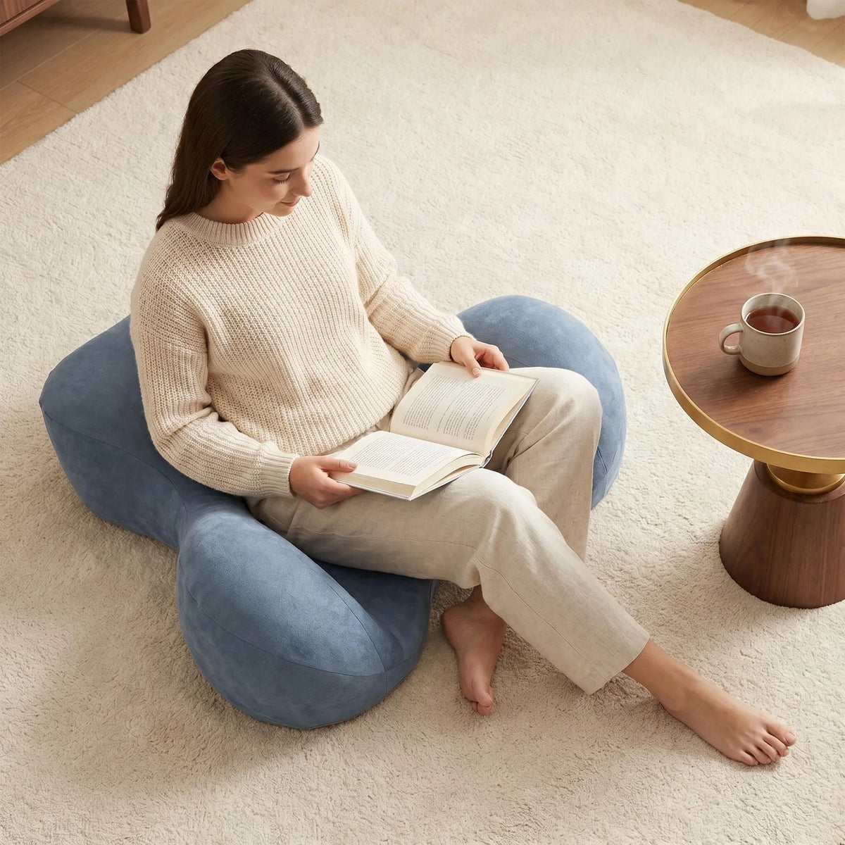 Ergonomisk Memory Foam Zafu Meditasjonspute