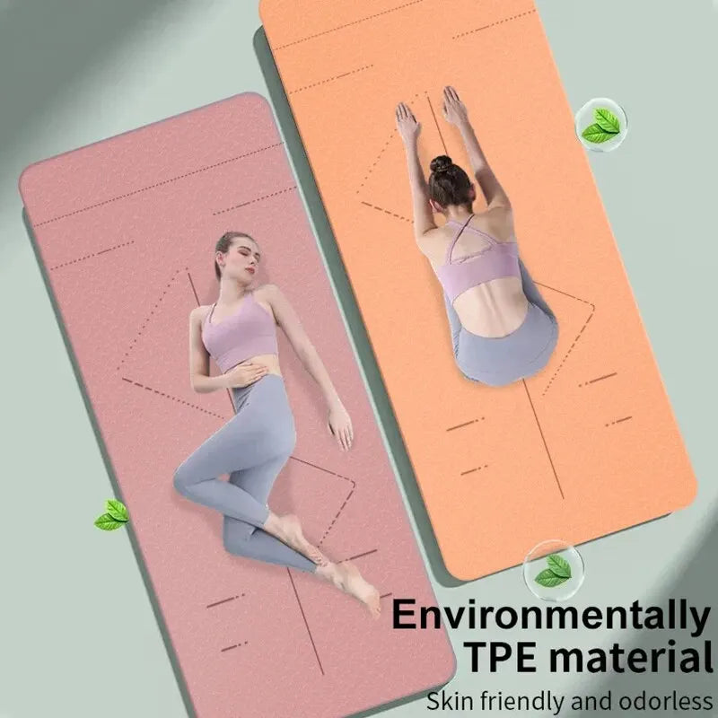 TPE Yogamatte med Bærestropp og Veske