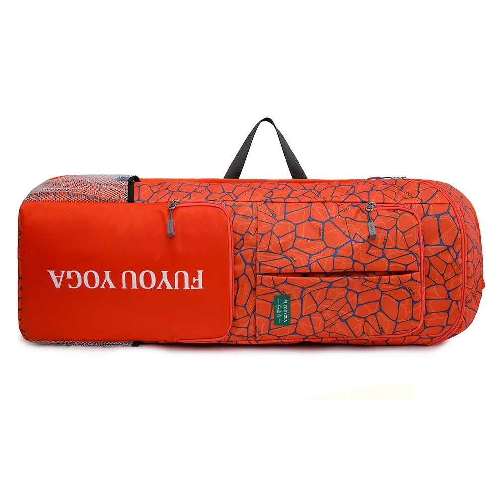 Romslig Yogabag med Glidelåslomme og Bærehåndtak