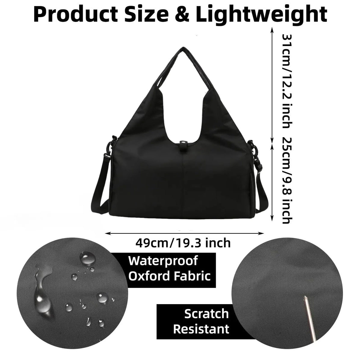 Elegant & Romslig Yogamattesekk i Nylon