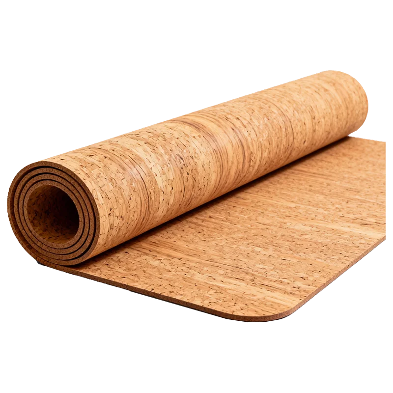 Mønstret Kork Yogamatte (5mm, 183 cm)