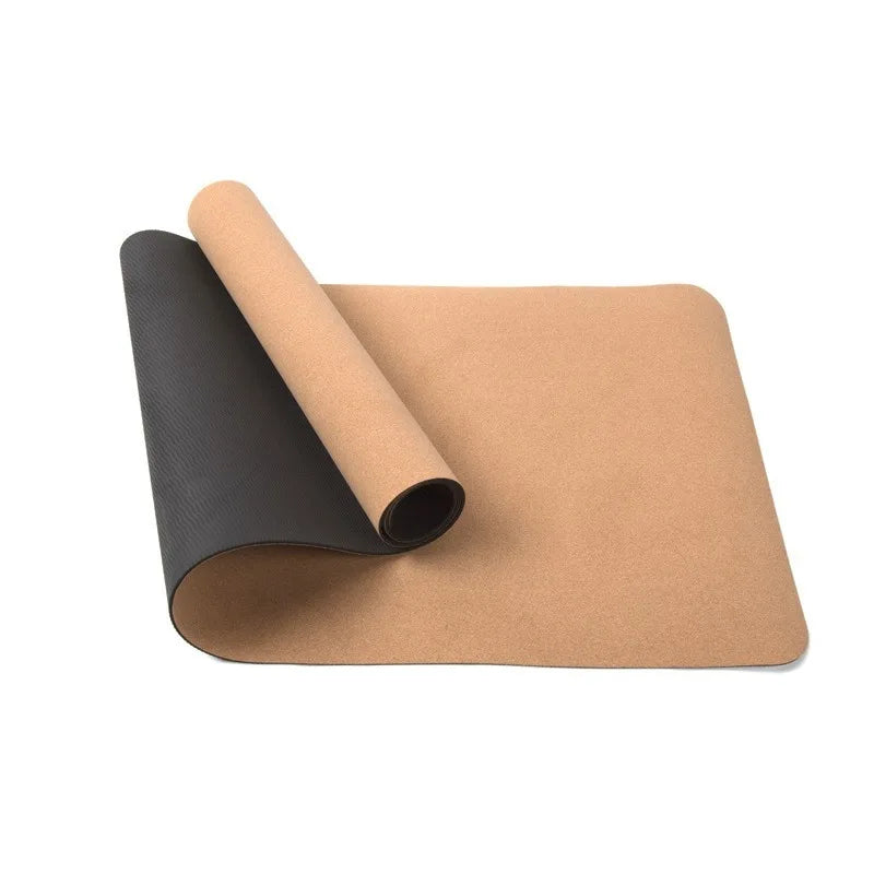 Ekstra Tykk Kork & TPE Yogamatte (6mm)