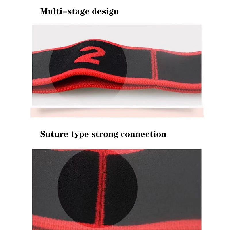 8-Seksjoners Elastisk Yogabelte