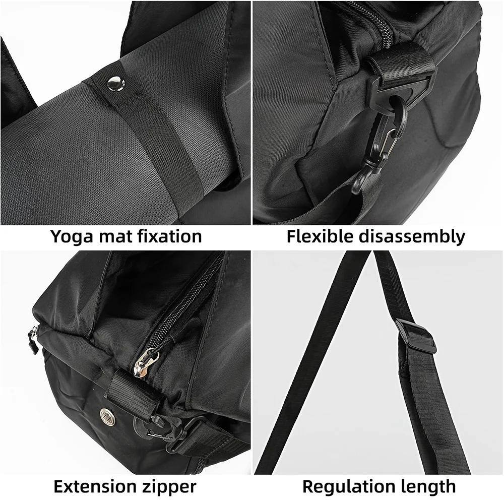 Elegant & Romslig Yogamattesekk i Nylon