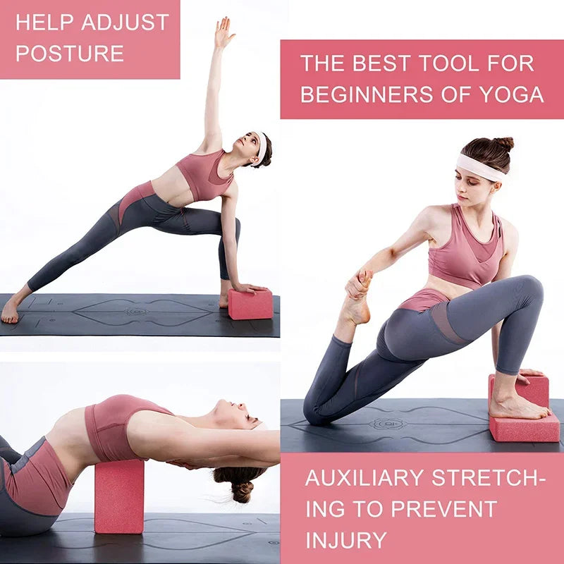 Robust EVA Yogablokk for Hjemmetrening