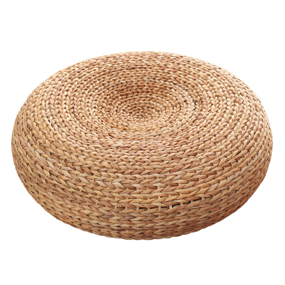 Ekte Vevd Strå Meditasjonspute / Futon