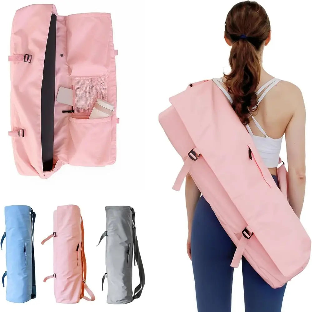 Slitesterk Yogamattebag med Nettinglomme