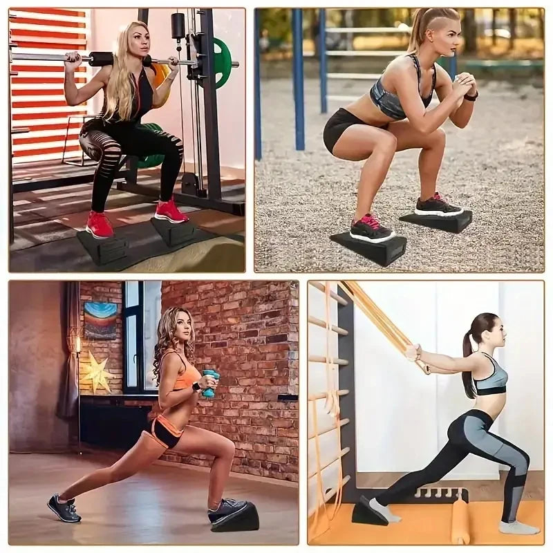 3-Pakning Yogakiler / Vinkelblokker for Tøying