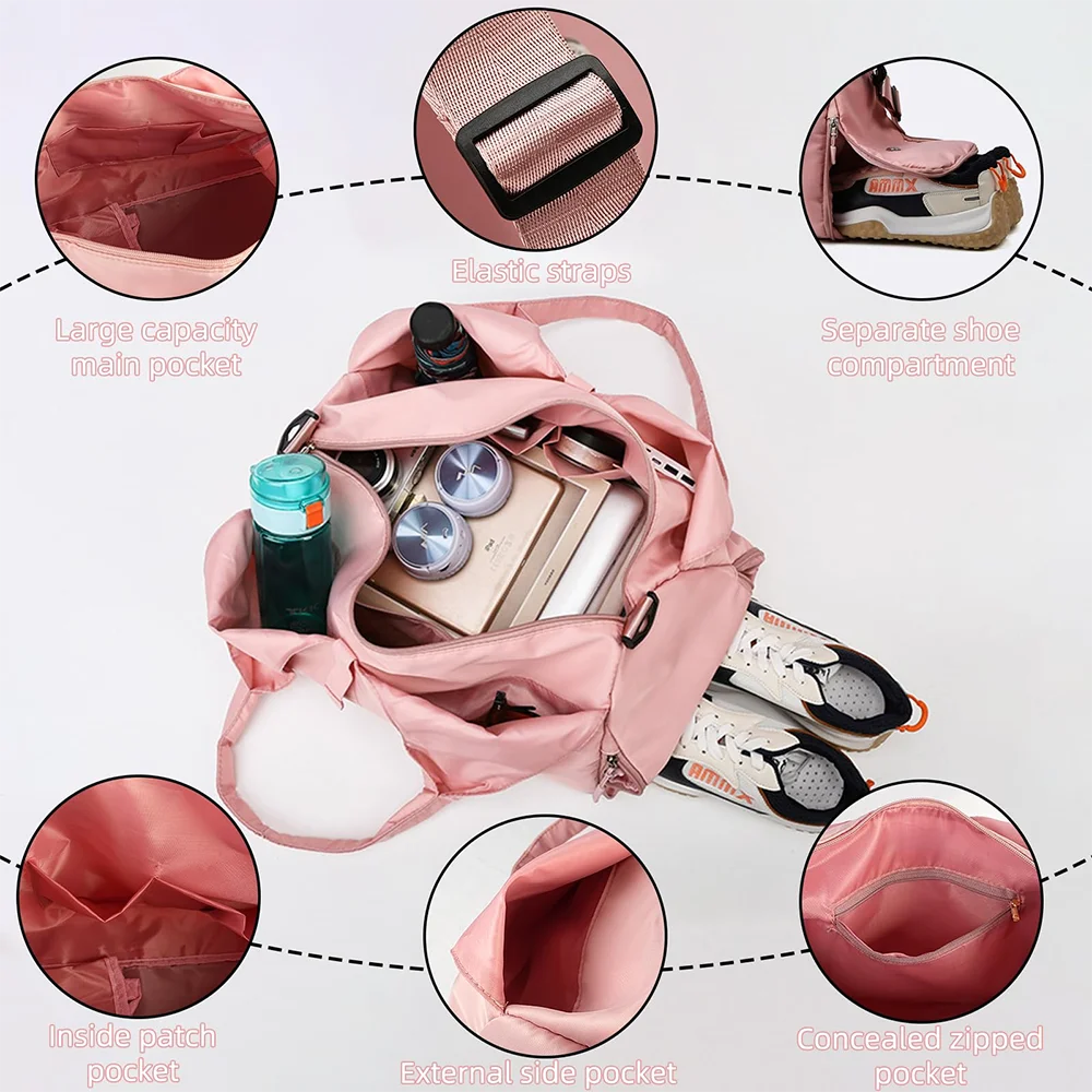 Elegant & Romslig Yogamattesekk i Nylon