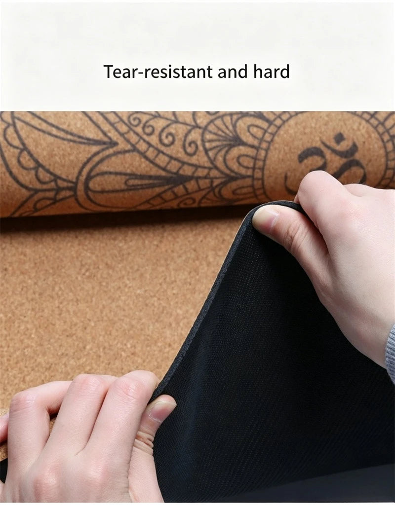 Tynn Sammenleggbar Kork Reisematte (1mm)