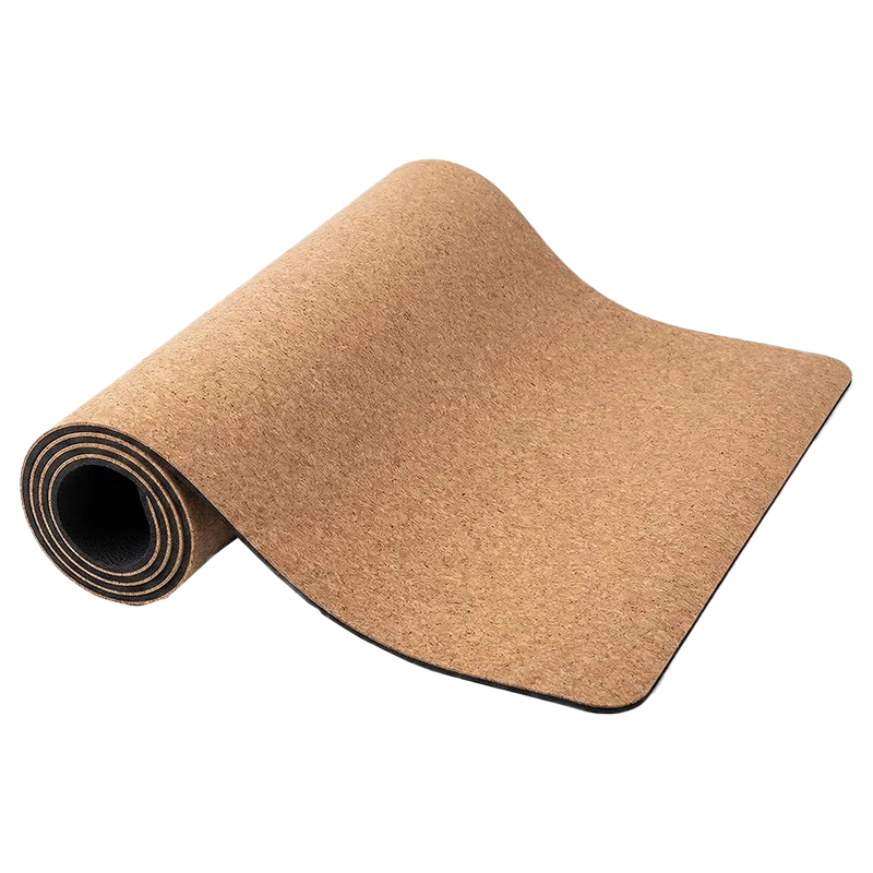 Mønstret Kork Yogamatte (5mm, 183 cm)
