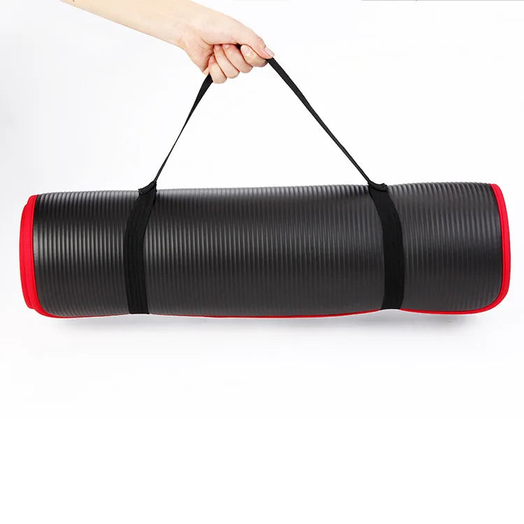 Ekstra Tykk Yogamatte 10mm med Bærestropp
