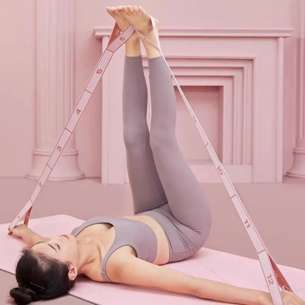 Elastisk Yogabelte med Numeriske Rom