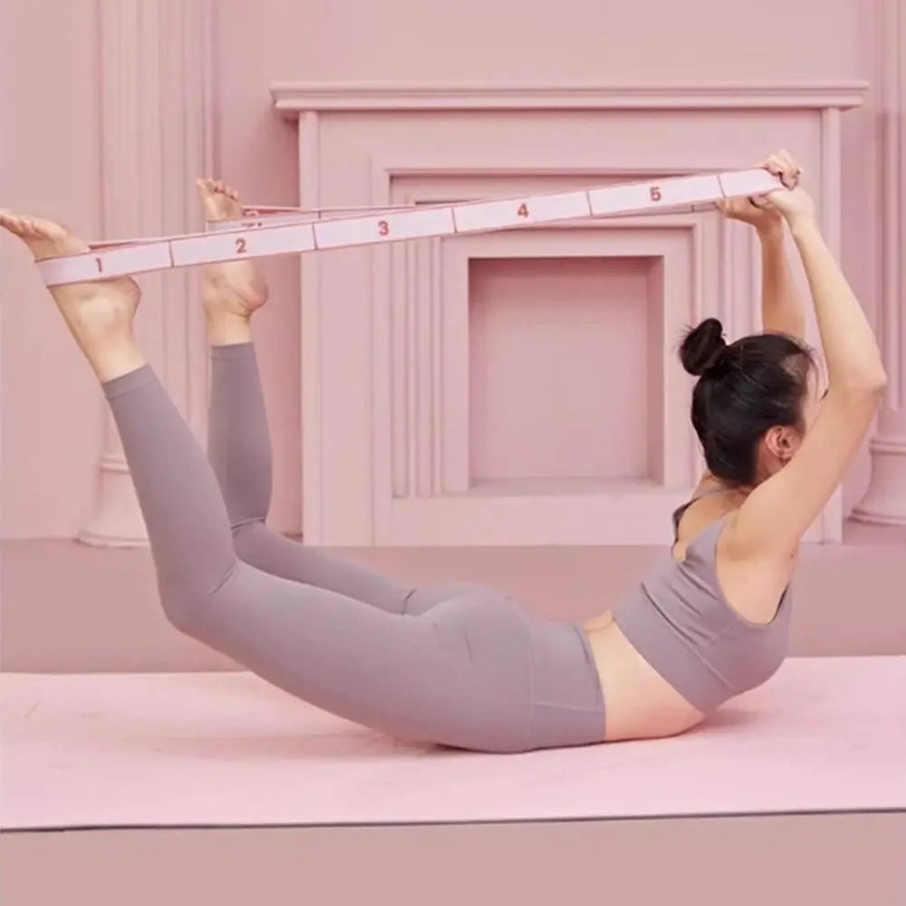 Elastisk Yogabelte med Numeriske Rom