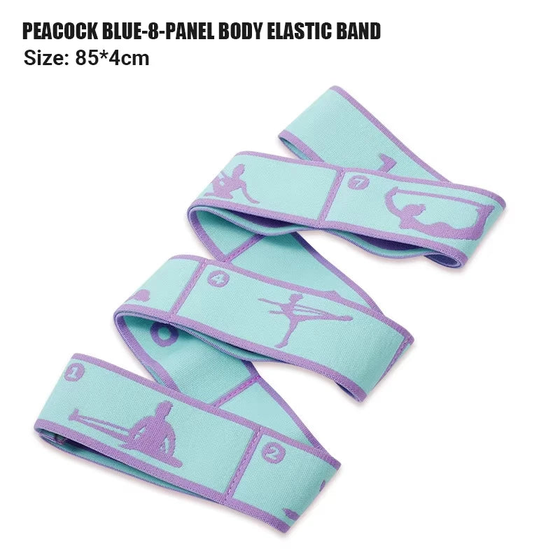 Flerseksjons Elastisk Yogabelte