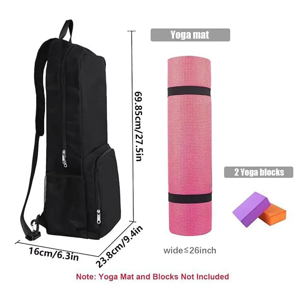 Lettvekt Vanntett Yogamattebag med Sidelomme