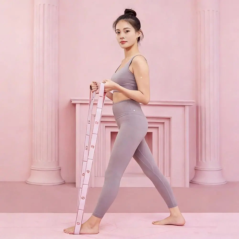 Elastisk Yogabelte med Numeriske Rom