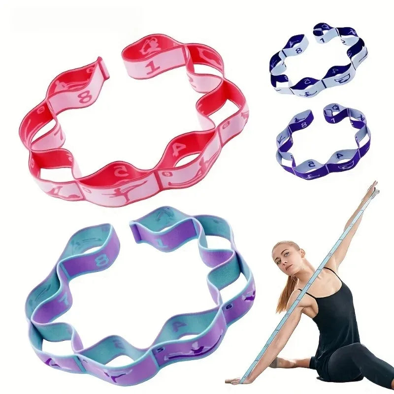 Elastisk Tøyebånd for Yoga & Pilates