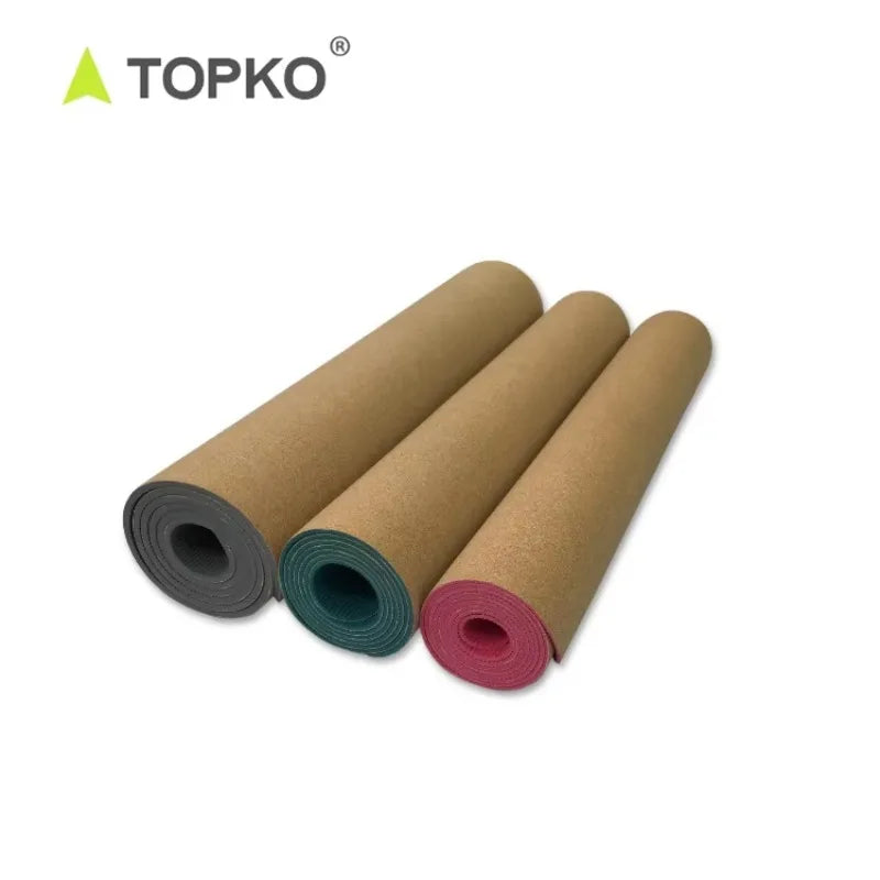 Klassisk Kork & TPE Yogamatte (5mm)