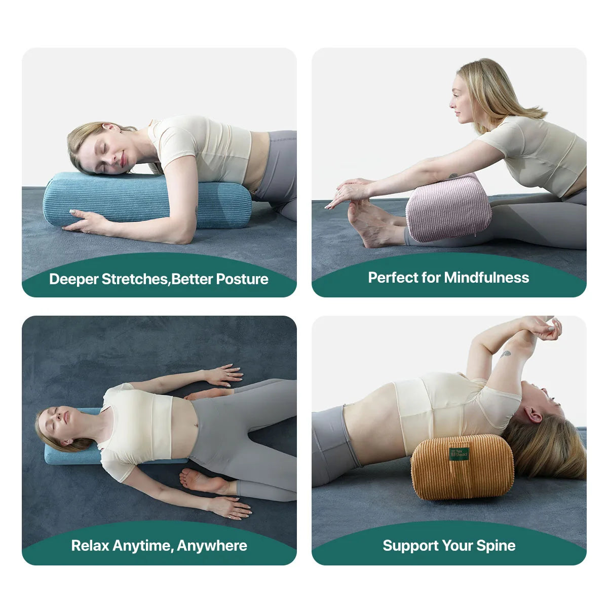 Rektangulær Yogapute / Yogabolster