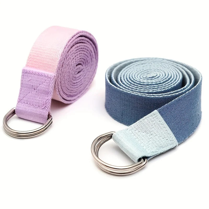 Tofarget Yogabelte med D-Spenne