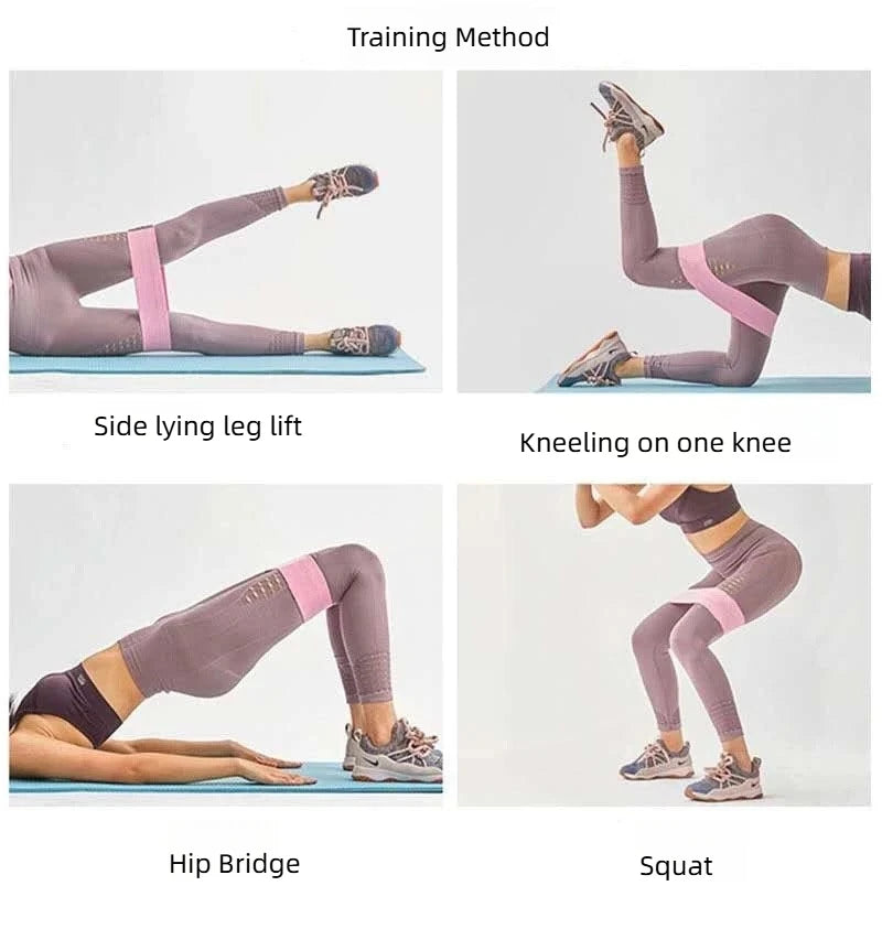 Elastisk Trenings- og Tøyebånd for Yoga
