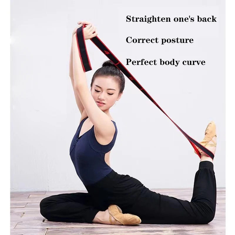 8-Seksjoners Elastisk Yogabelte