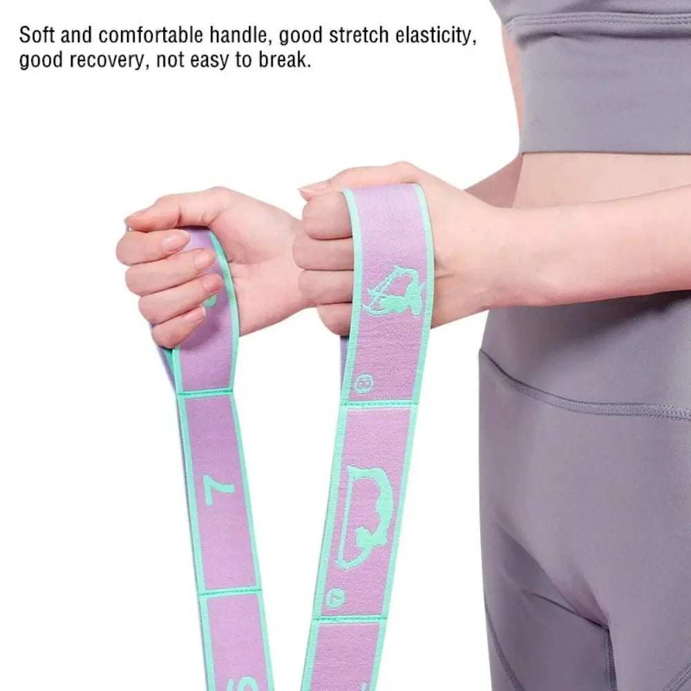 Elastisk Yogabelte med Flerløkkesystem