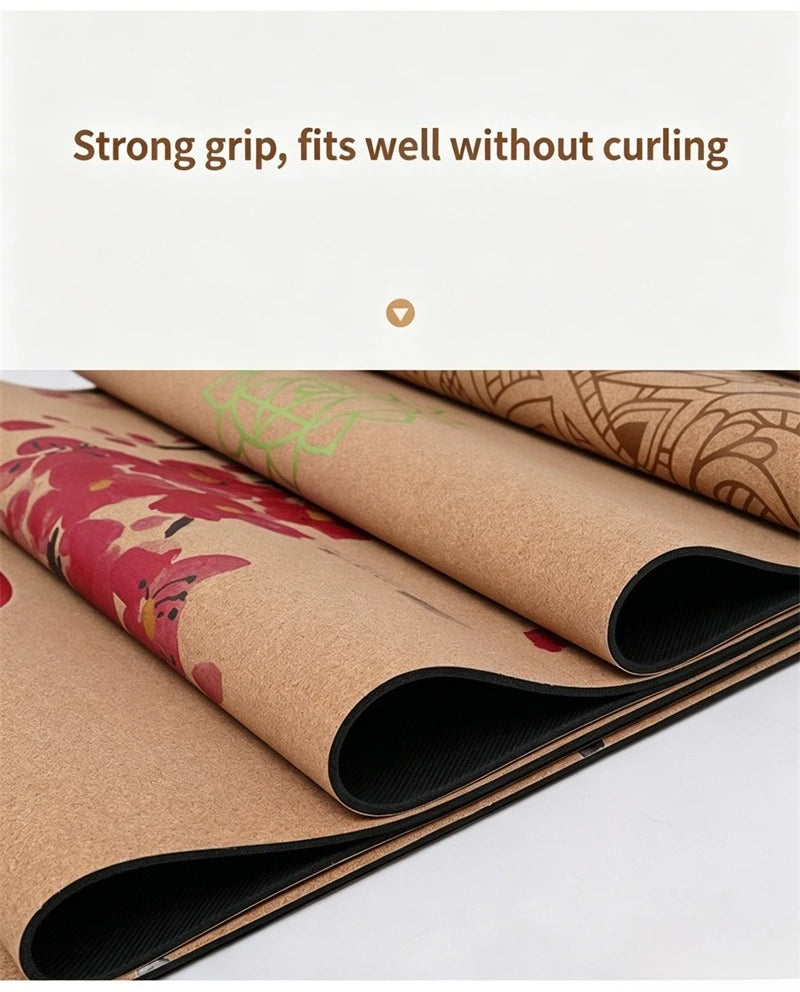 Naturgummi & Kork Yogamatte (5mm)