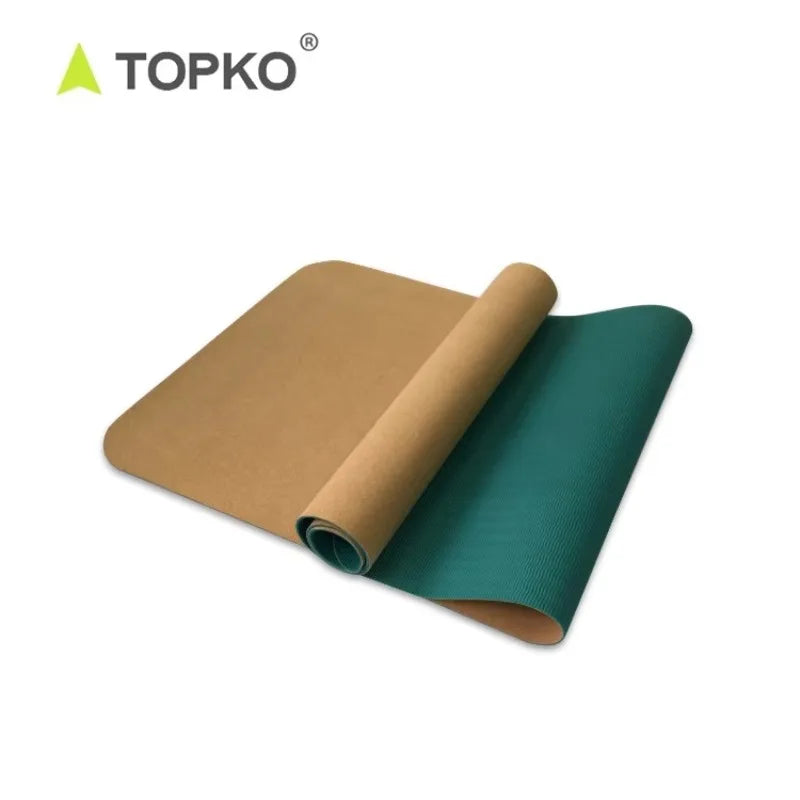 Klassisk Kork & TPE Yogamatte (5mm)