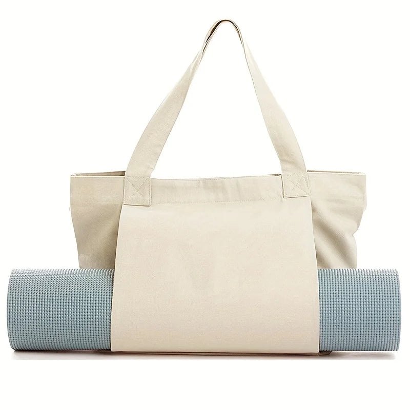 Klassisk Kanvas Yogabag / Nettingveske