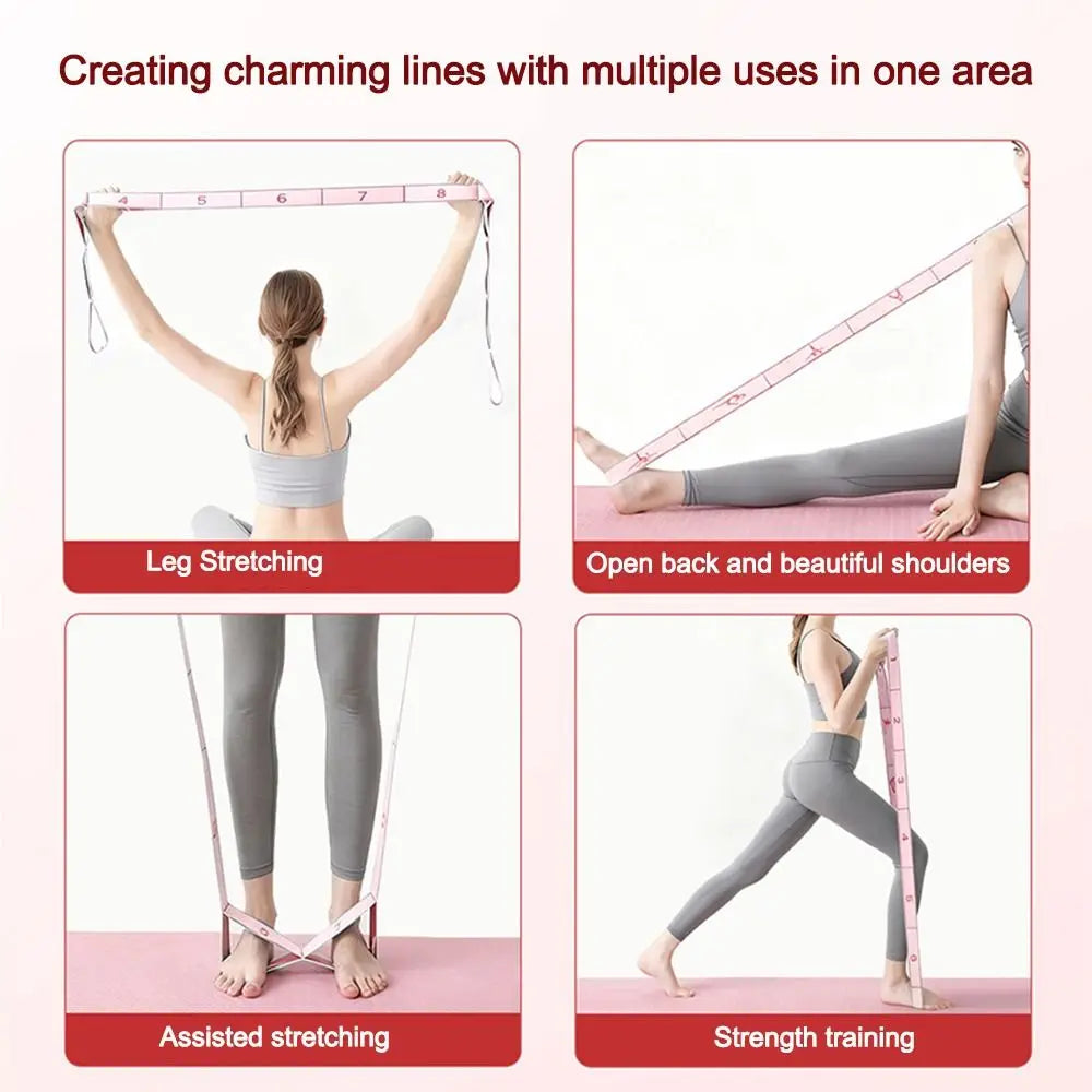 Elastisk Yogabelte med Numeriske Rom