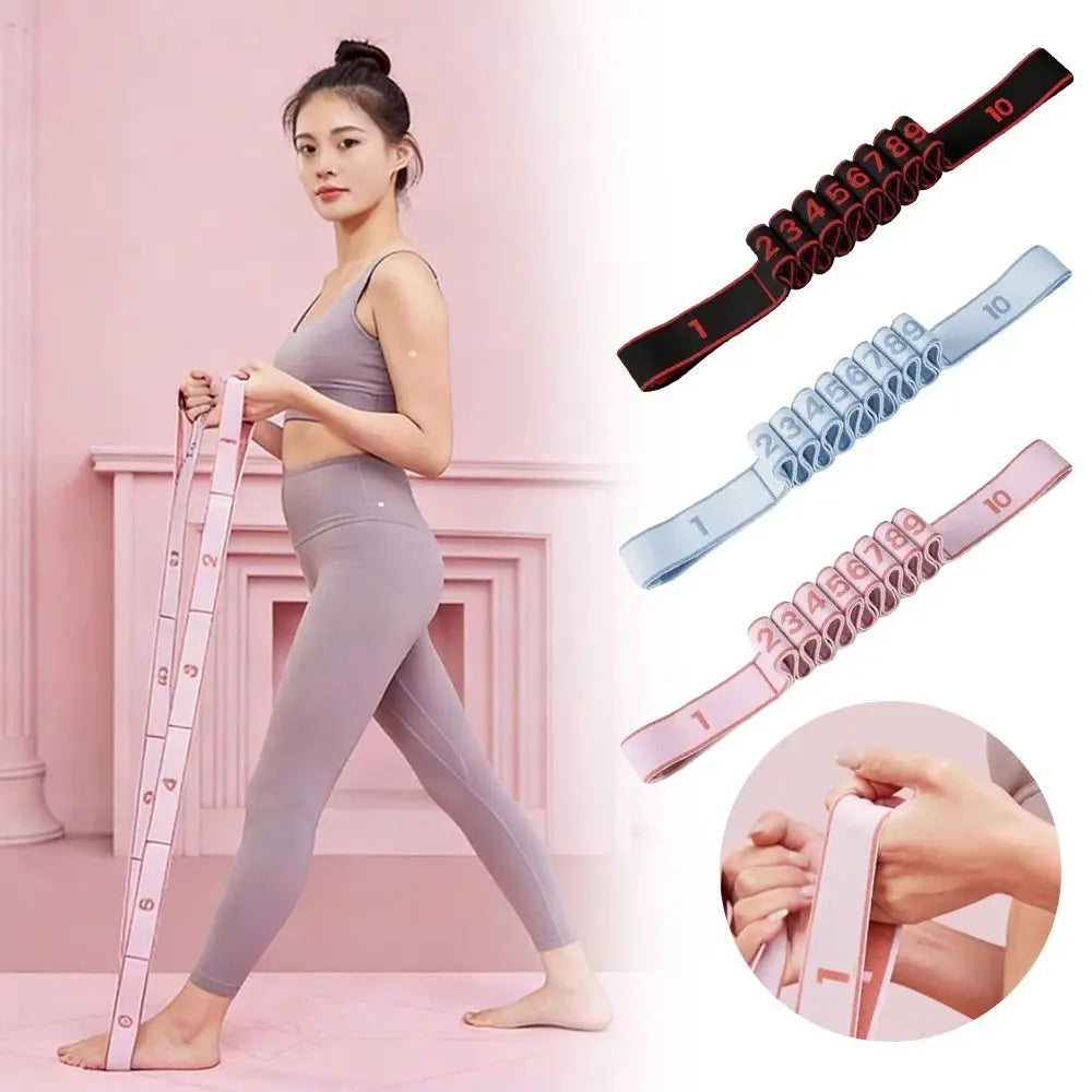 Elastisk Yogabelte med Numeriske Rom
