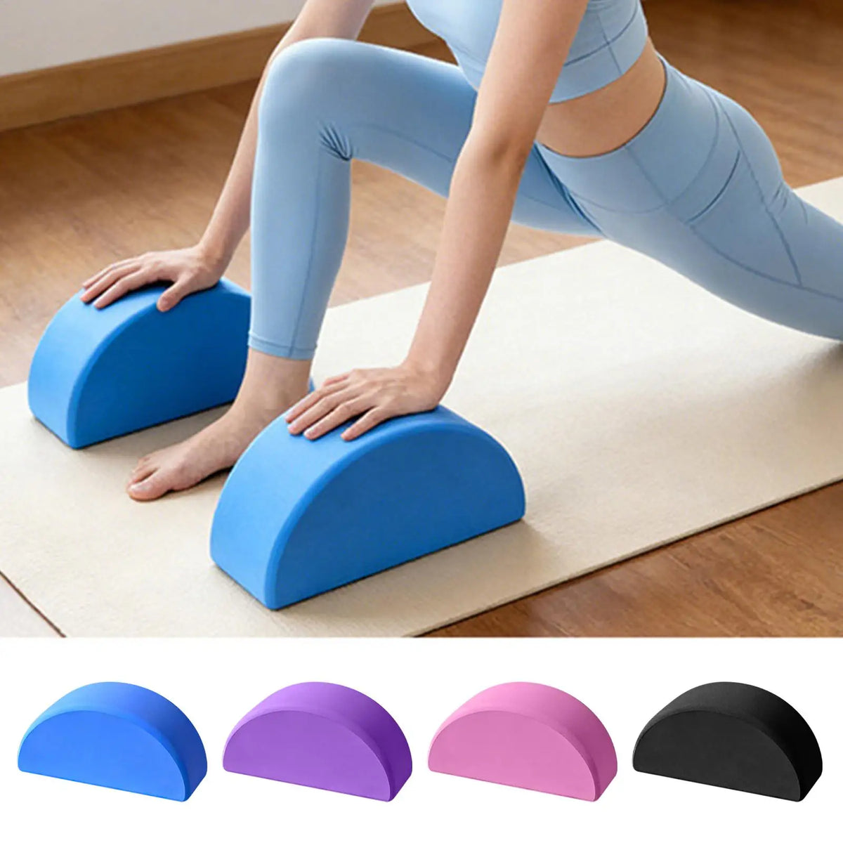 Halvrund Yogablokk / Halvmåne Balanseblokk